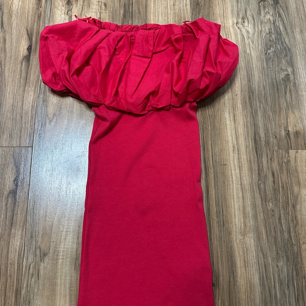 Zara Vibrant Red Kids Casual Dress